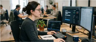 Software testing process with debugging and quality assurance analysis